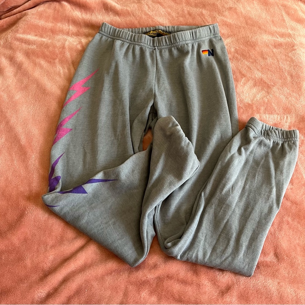 Aviator nation lightning bolt sweatpants